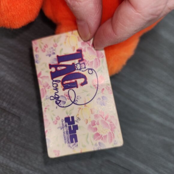 Rare HTF PBC International Tagalongs Orange 11" Crayon Bears Plush Stuffed Anima - Picture 6 of 9